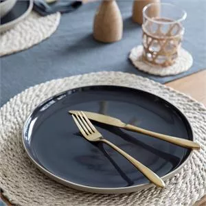 Garden Trading Carbon Holwell Dinner Plate